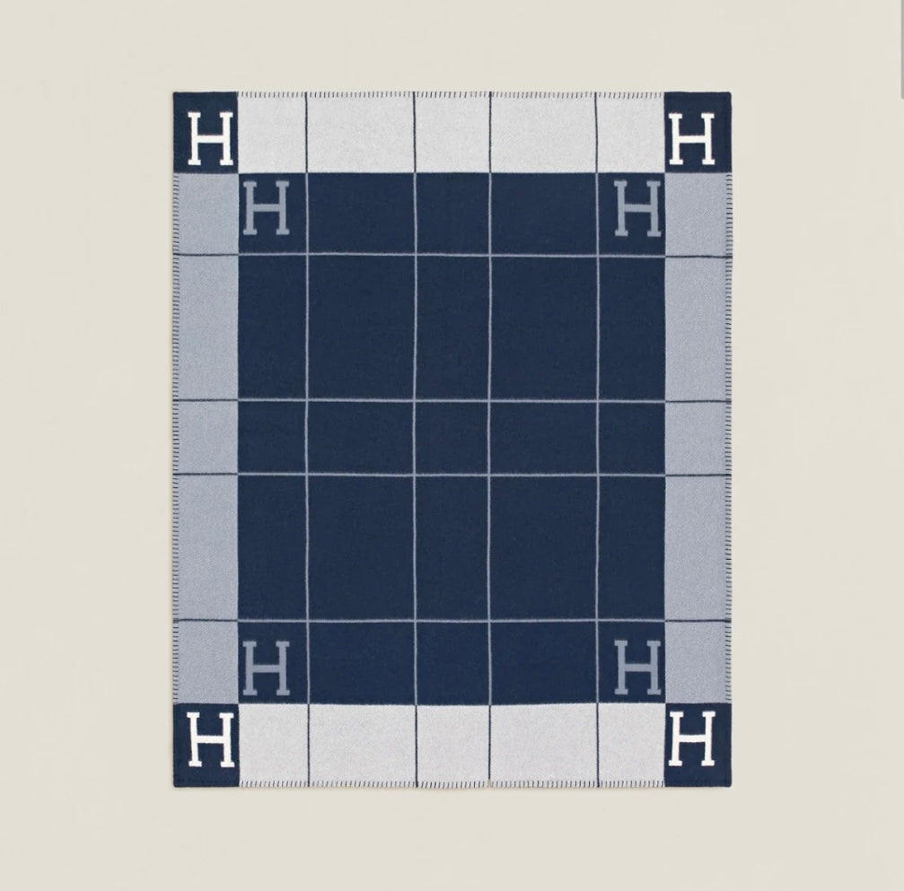 PLAID MATRIX BLUE