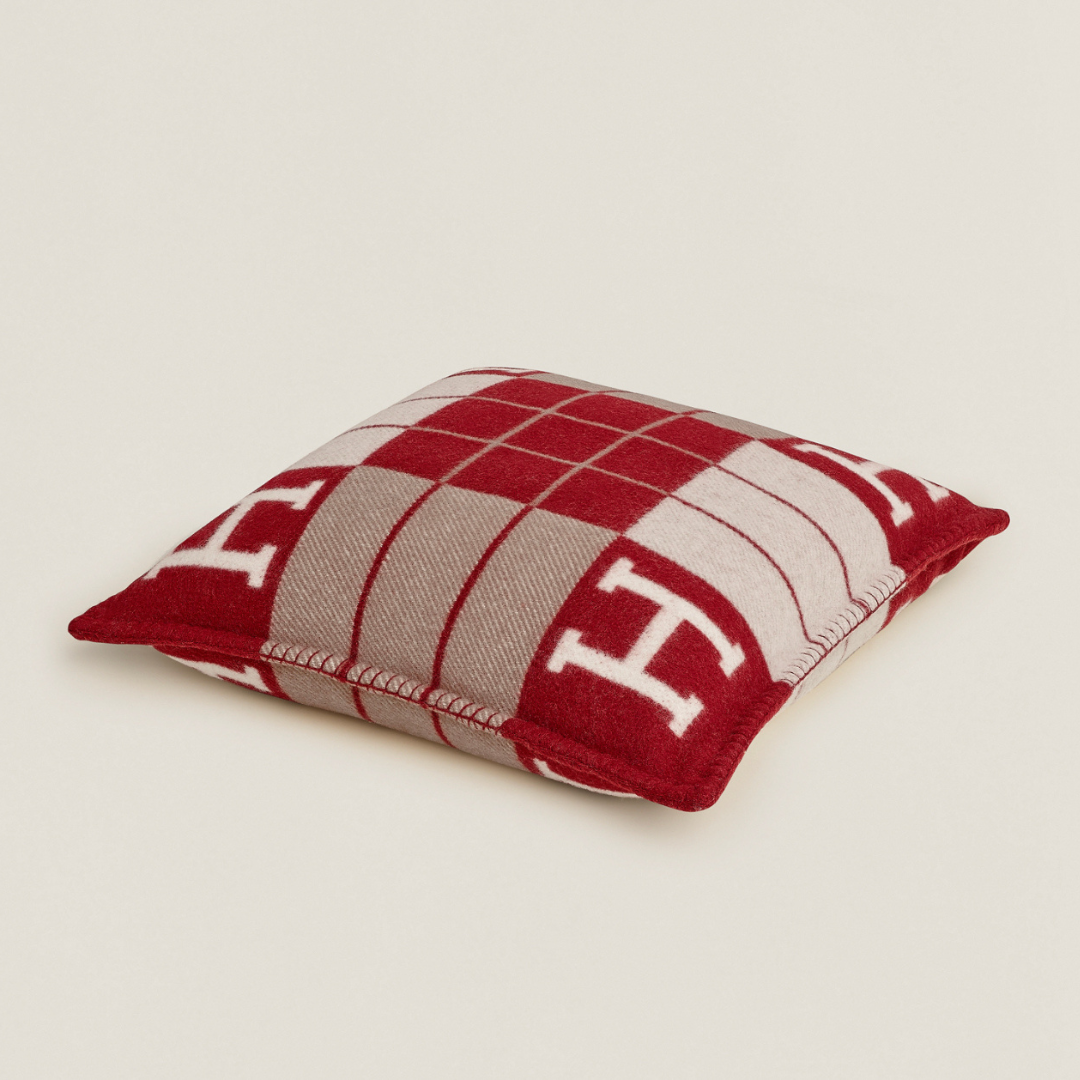 PILLOW MATRIX GRAY&BORDEAUX