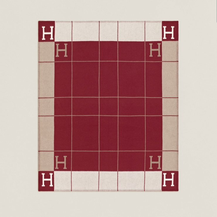 PLAID ORION BORDEAUX