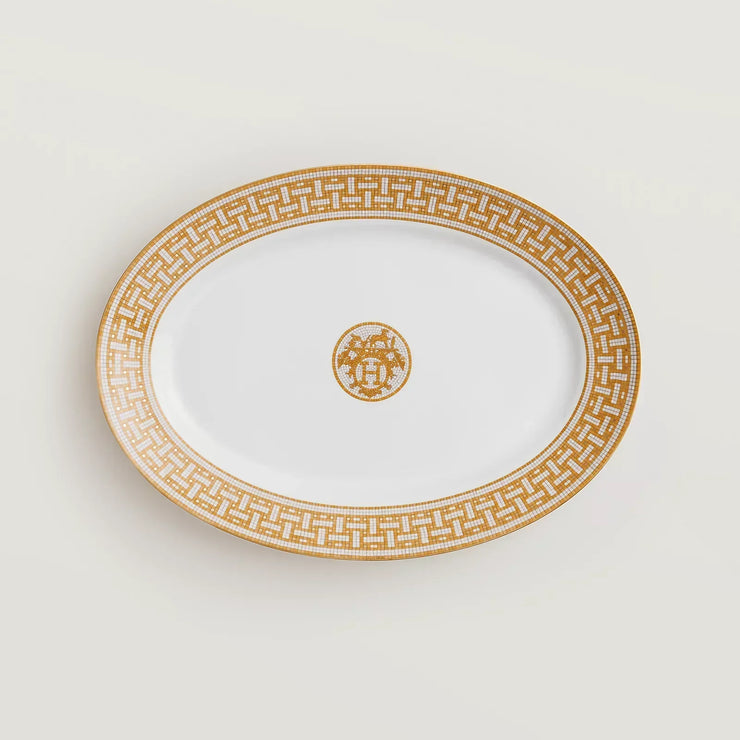 Taza de té y vajilla Hermes Mosaique Au 24