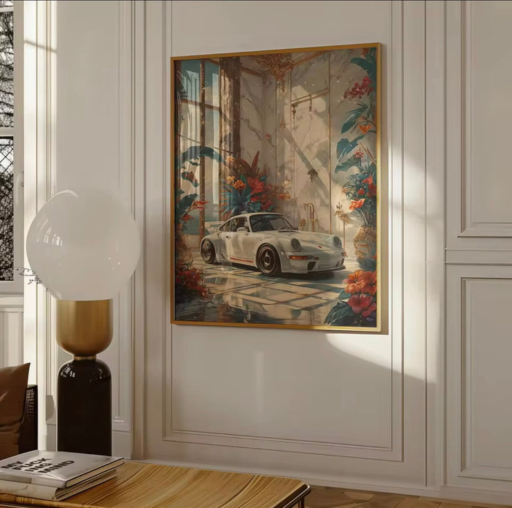 Porsche 911 Wall art RWB