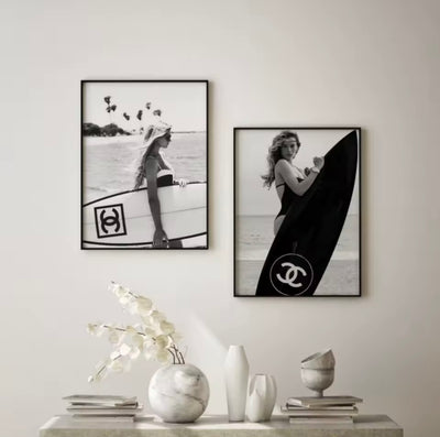 Ch*nel Saint Tropez Canvas