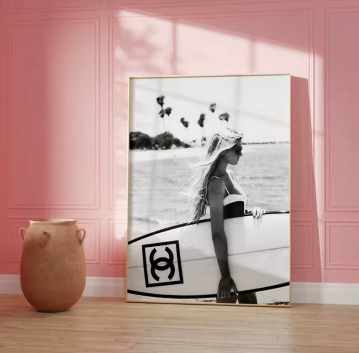 Ch*nel Saint Tropez Canvas