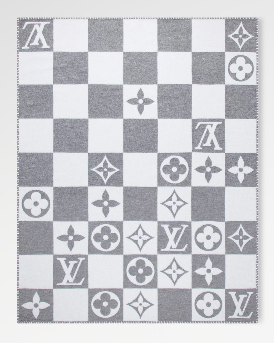 BLANKET MONOGRAM Gray